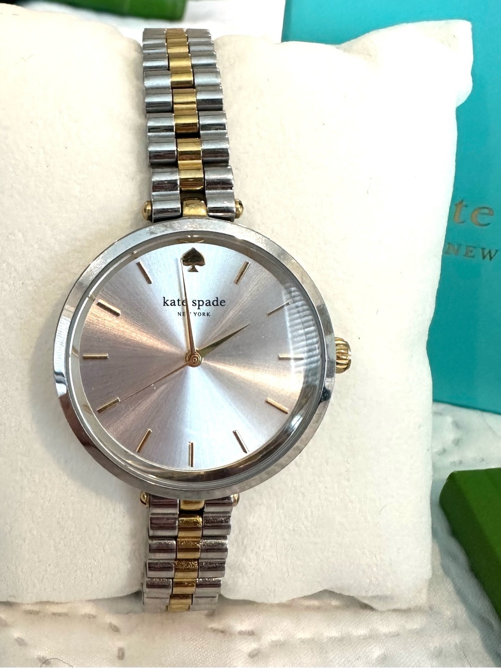 kate spade Two-Tone Silver and Gold Women's Bracelet Watch